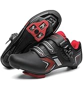 Amazon.com | KESCOO Mens Mountain Bike Shoes with 2-Bolts SPD